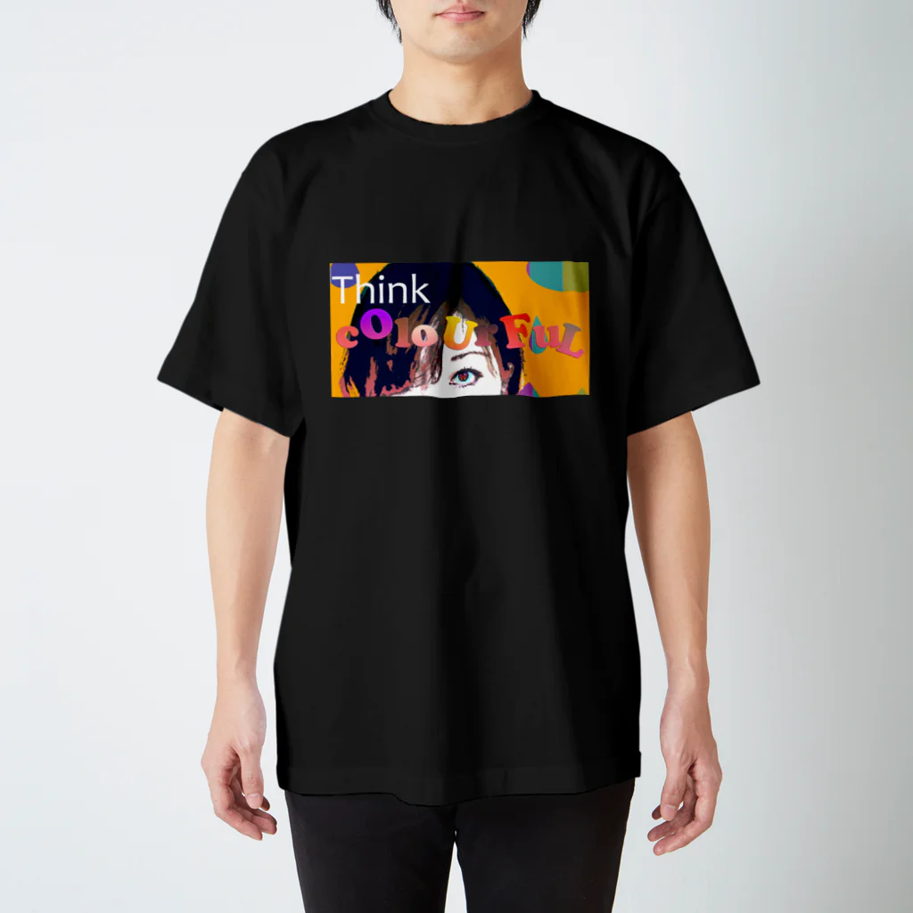 lifejourneycolorfulのThink Colorful Regular Fit T-Shirt