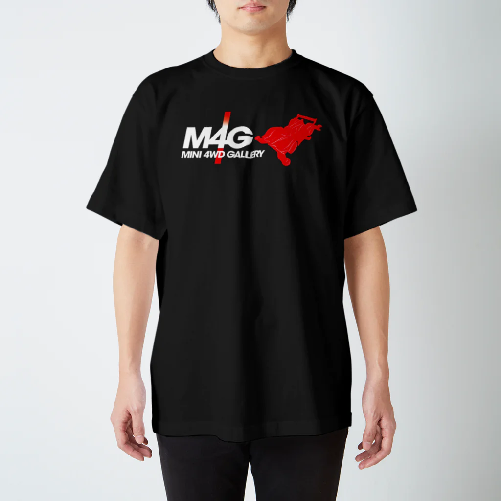 yamitake@@-)のM4G ミニ四駆ギャラリー Black スタンダードTシャツ