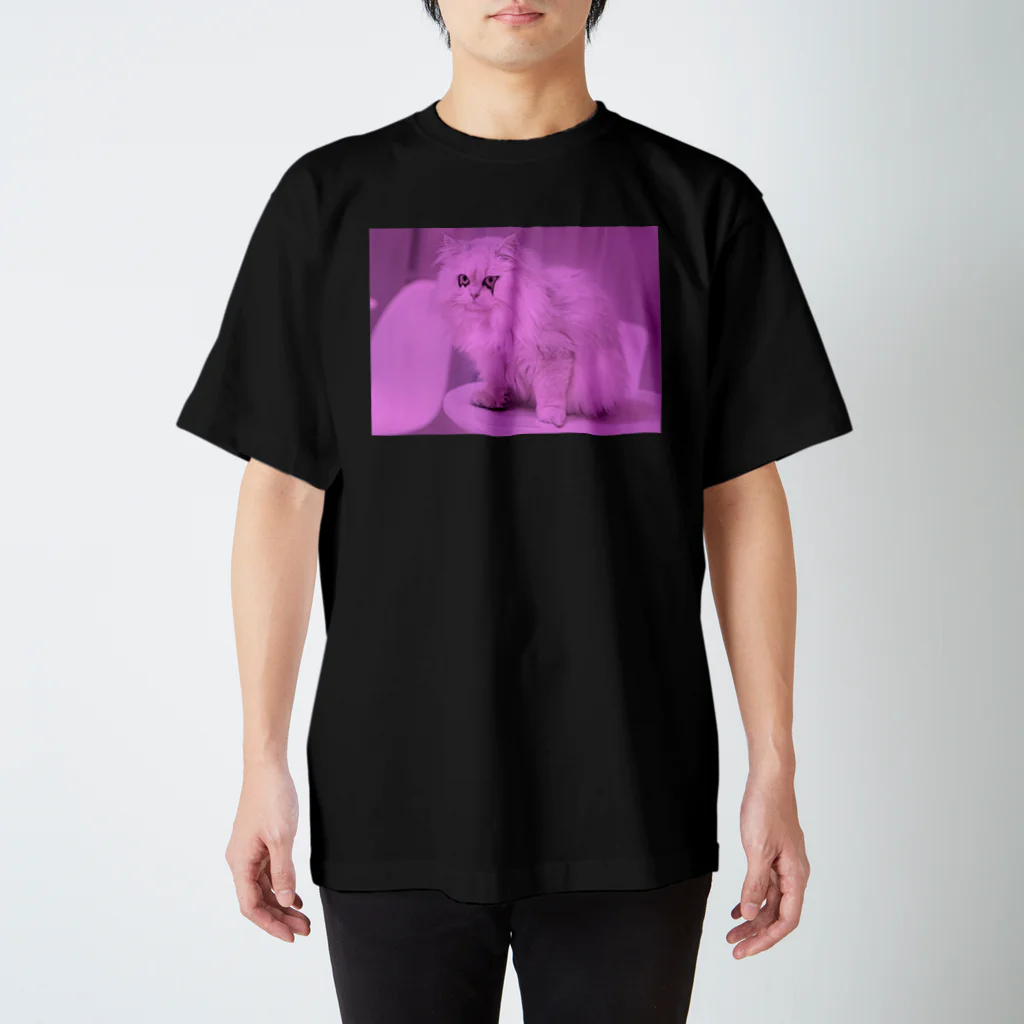 BU56$EKAIのmellow meow Regular Fit T-Shirt