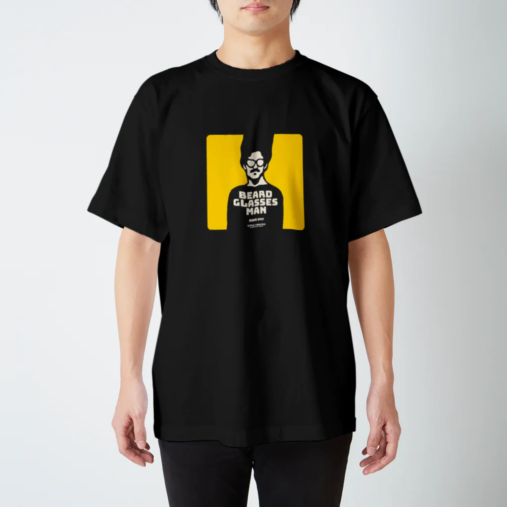 Little MachoのBeard glasses man スタンダードTシャツ