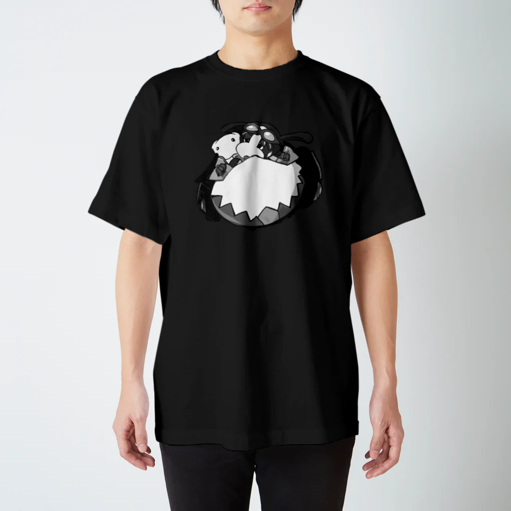 すあだショップのわんたんマシーン(モノクロ) Regular Fit T-Shirt