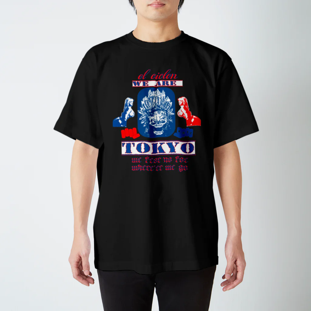 青赤問屋のel cicron TOKYO(前後プリント） スタンダードTシャツ