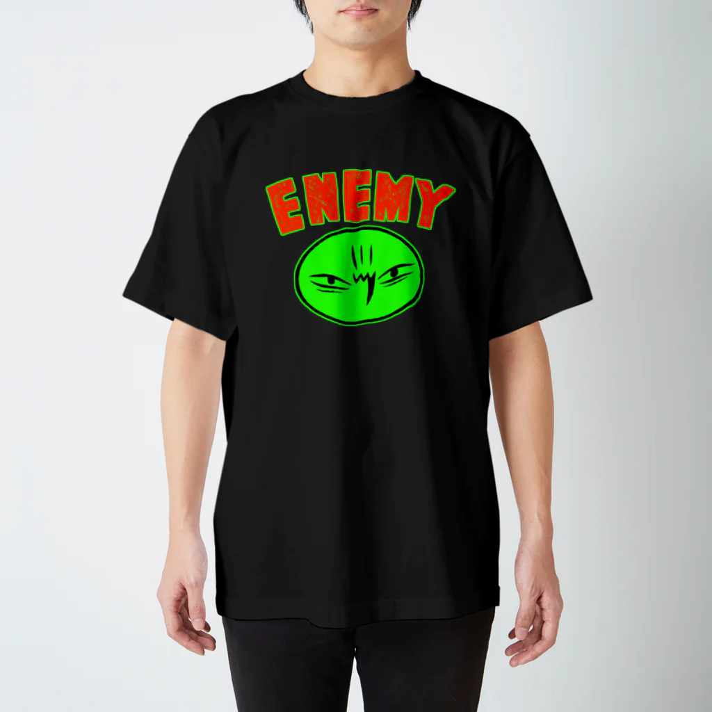 カメントツの銭ゲバショップのカメントツエネミーGreen スタンダードTシャツ