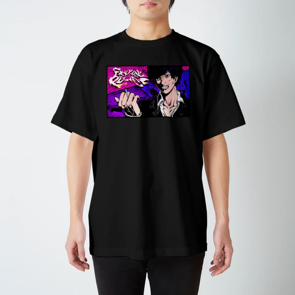 ぷりやまぷりを👮🏻‍♂️バーチャル前科系YouTuberのぷりやまぷりをTシャツ スタンダードTシャツ