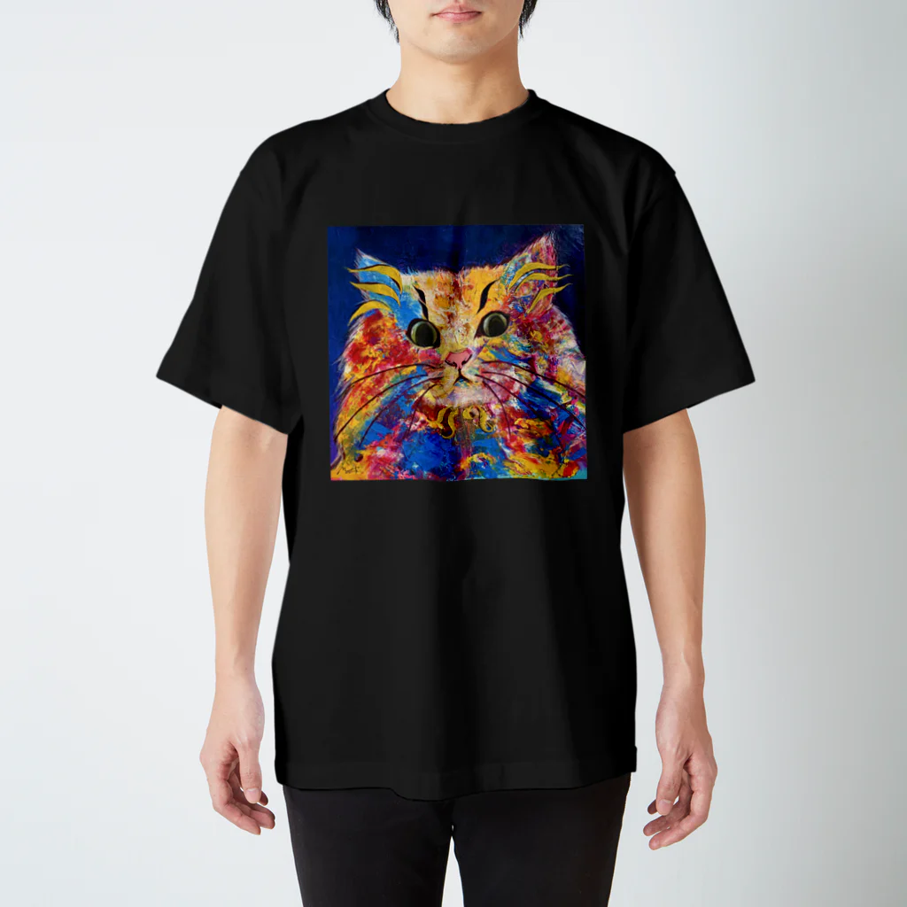 Ange Fleur （アンジュフルール）のGemstone Cat Regular Fit T-Shirt