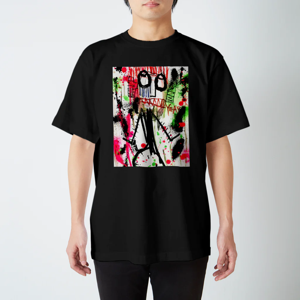 Tomoya Satoのsleep paralysis／金縛り スタンダードTシャツ