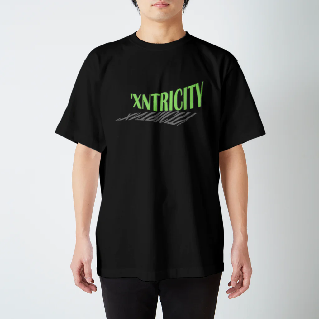 でおきしりぼ子の実験室のえきせんとりしてぃ-ろご(よこ)こいめ Regular Fit T-Shirt