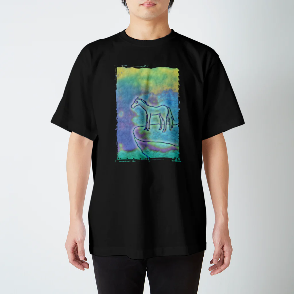 シルクアンドレッドのBlue Horse スタンダードTシャツ