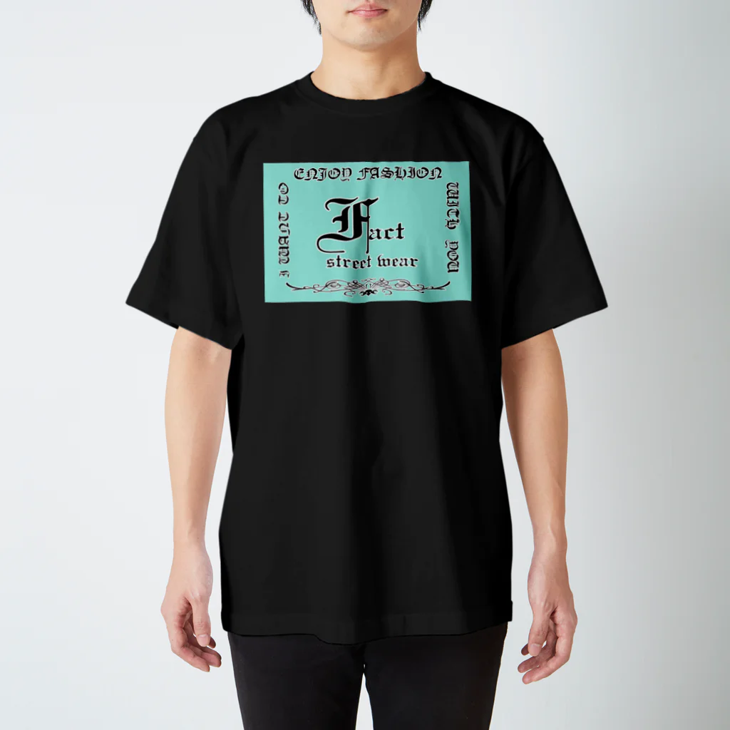 FACT street wearのfact street wearメインロゴ1st T スタンダードTシャツ