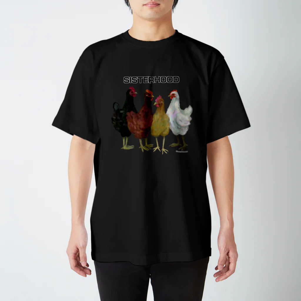 Washiemon and Ai-chan's ShopのSISTERHOOD (ロゴあり) Regular Fit T-Shirt