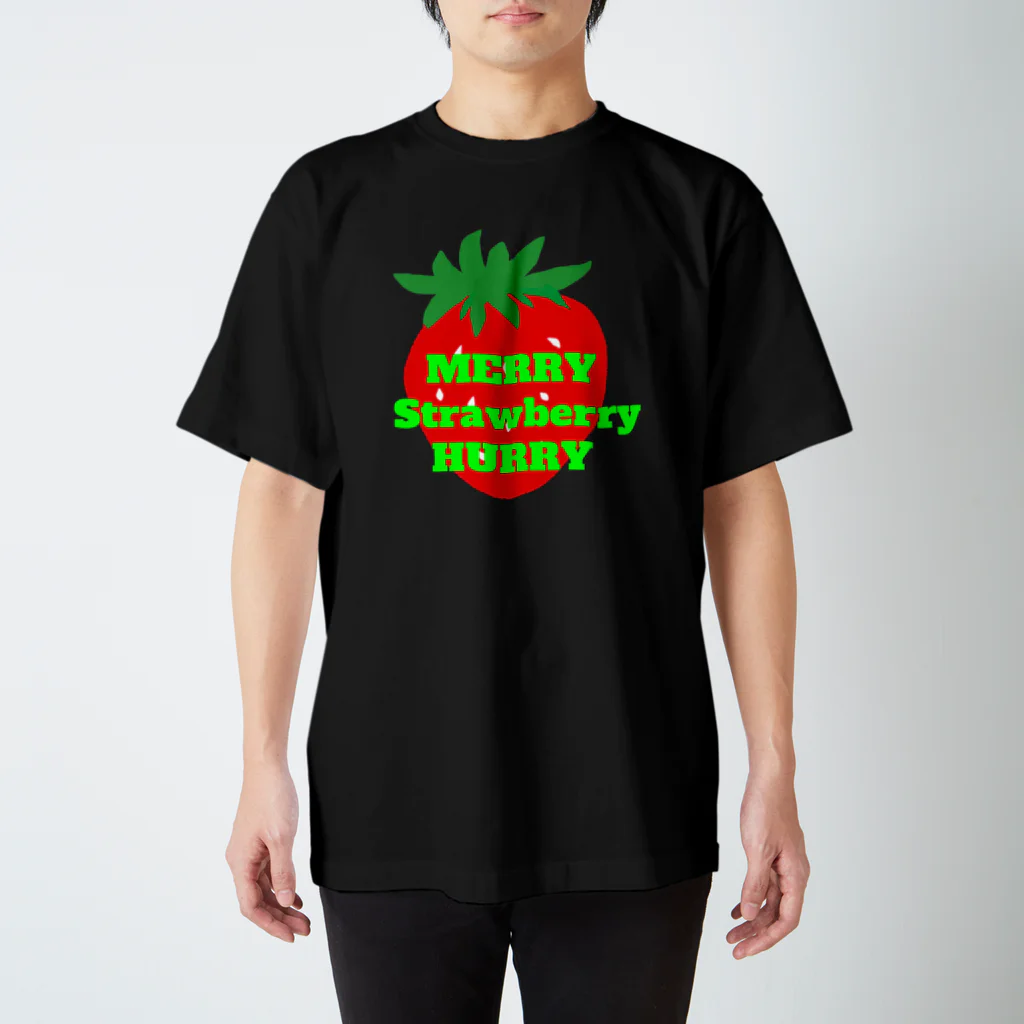 MERRY HURRYのイチゴ Regular Fit T-Shirt