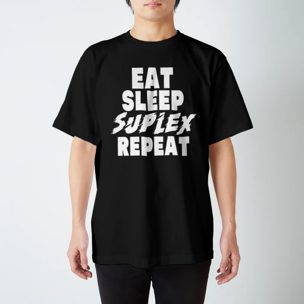 高専のEAT SLEEP SUPLEX REPEAT スタンダードTシャツ