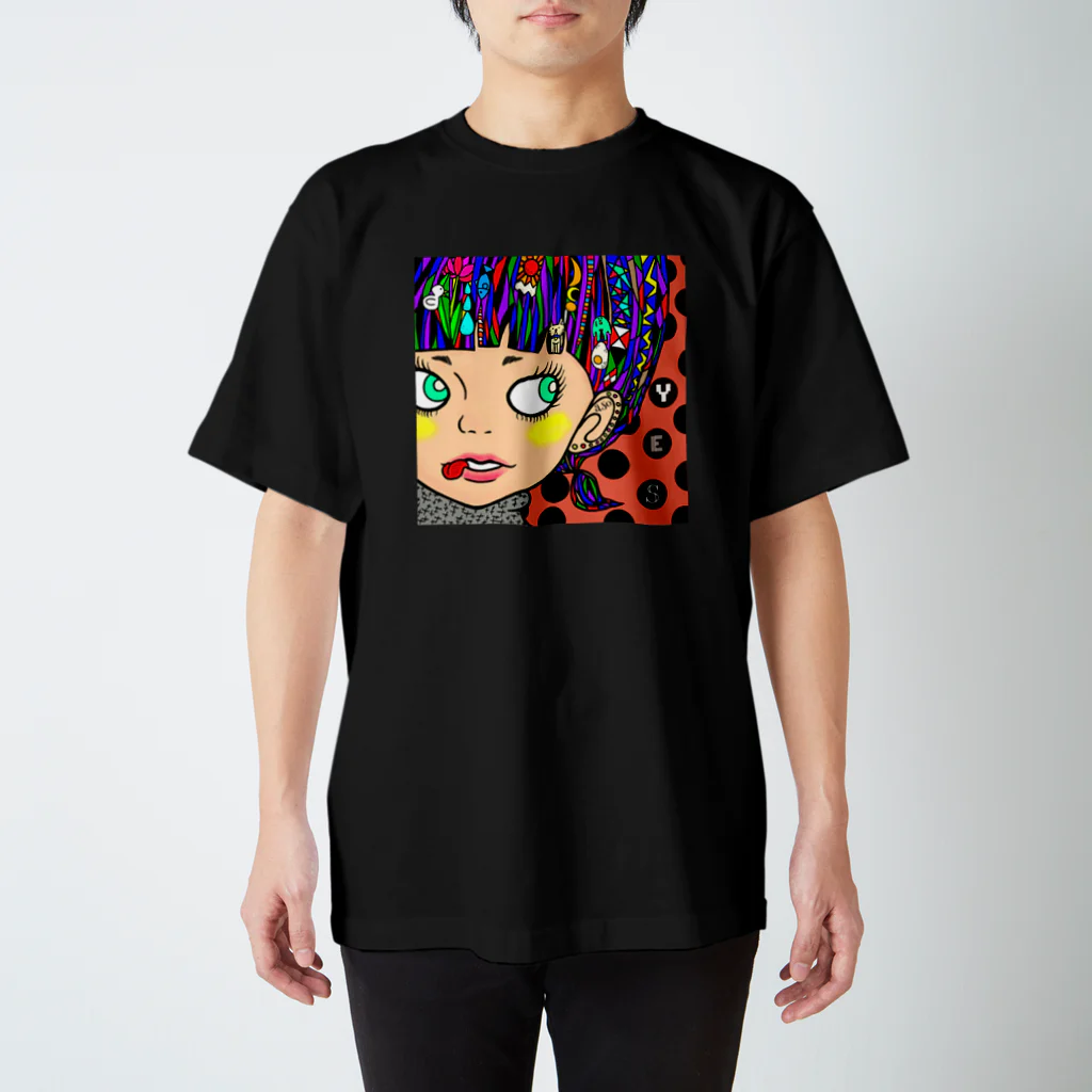 アソマサヤの裸眼ガール スタンダードTシャツ