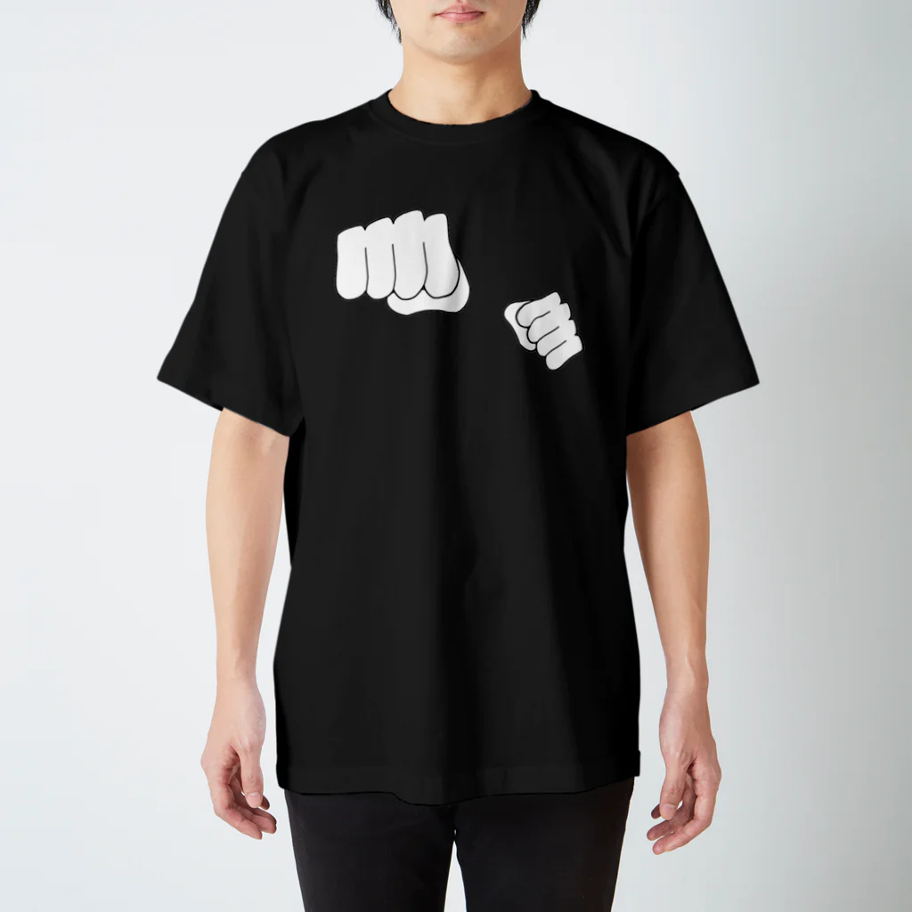 Monten Aoki 紋店の筆書き拳紋 Regular Fit T-Shirt