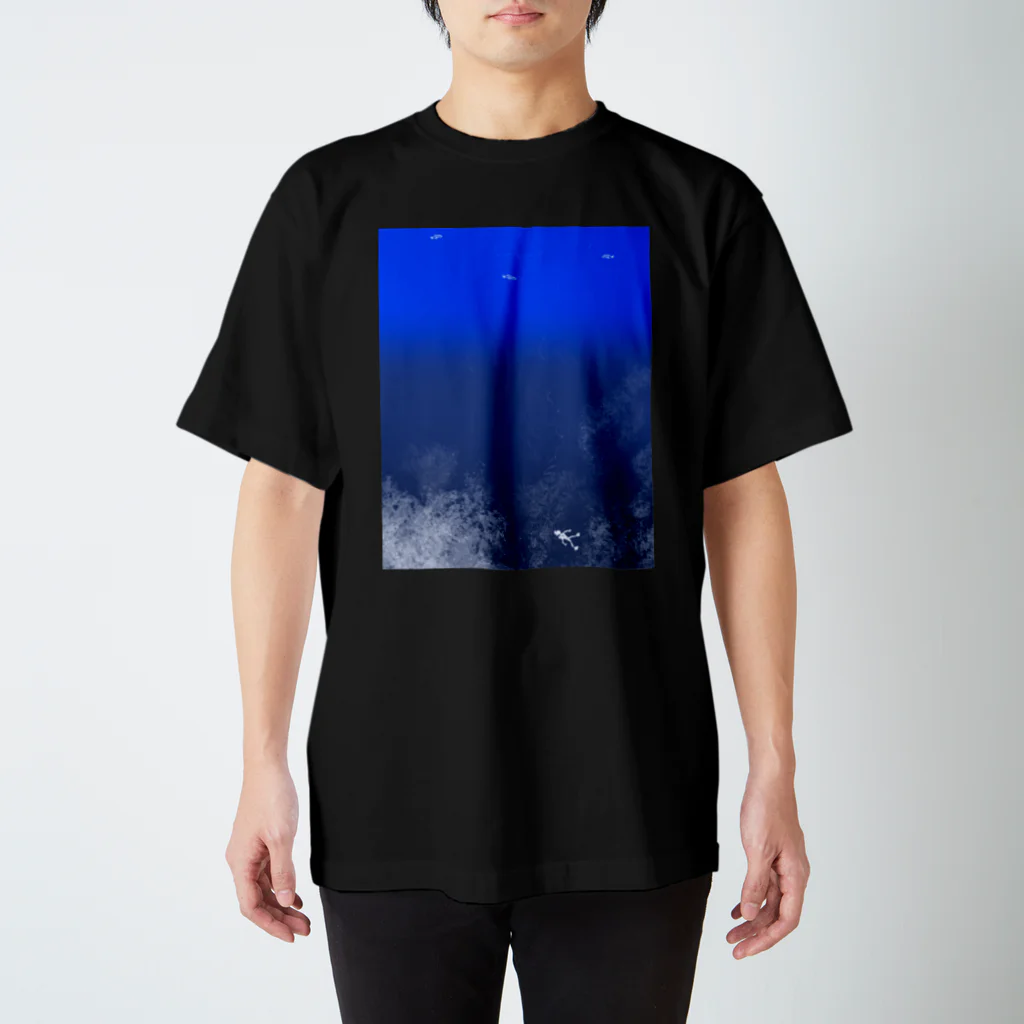 一点デザインの012:Deep スタンダードTシャツ