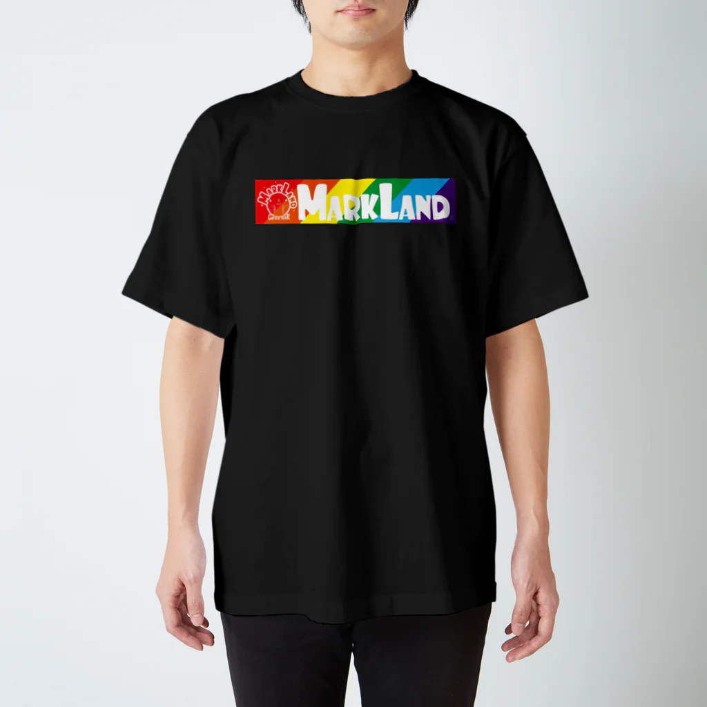 marklandのマークランドロゴ　レインボー2 スタンダードTシャツ