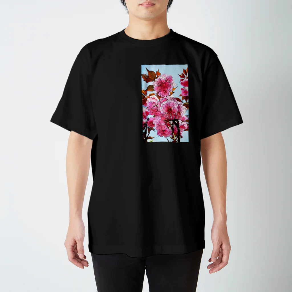 LalaHangeulの八重桜 スタンダードTシャツ