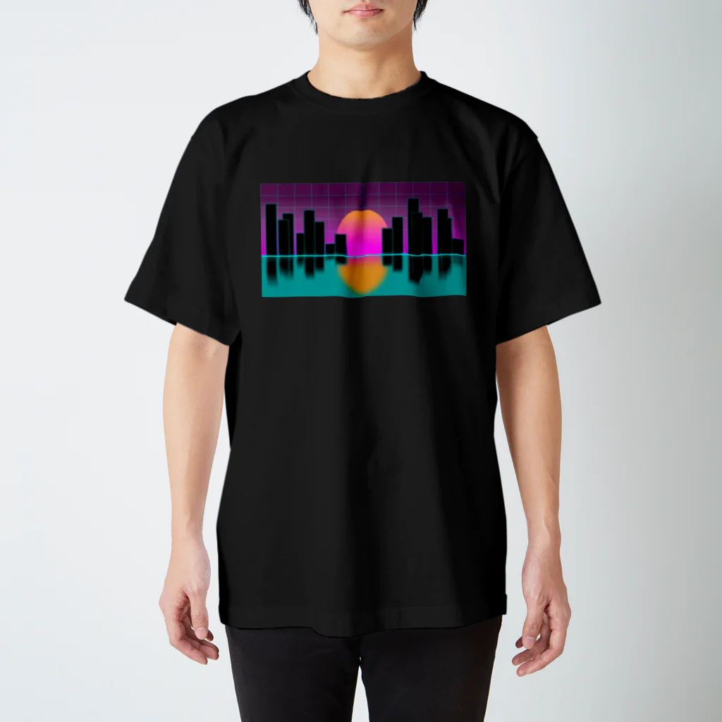 Waste CabaretのNEON=SUNRISE スタンダードTシャツ