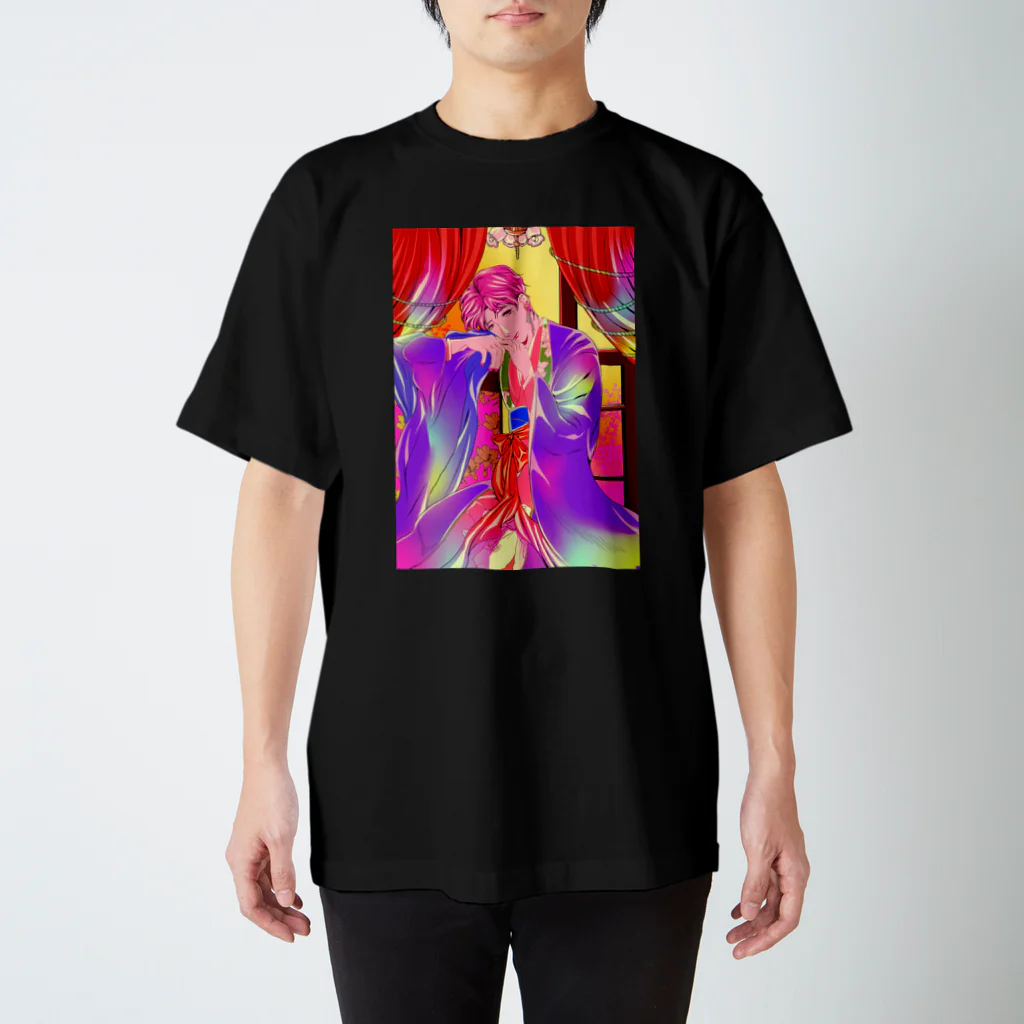 フラニーのビビットカラーな韓服男子 Regular Fit T-Shirt