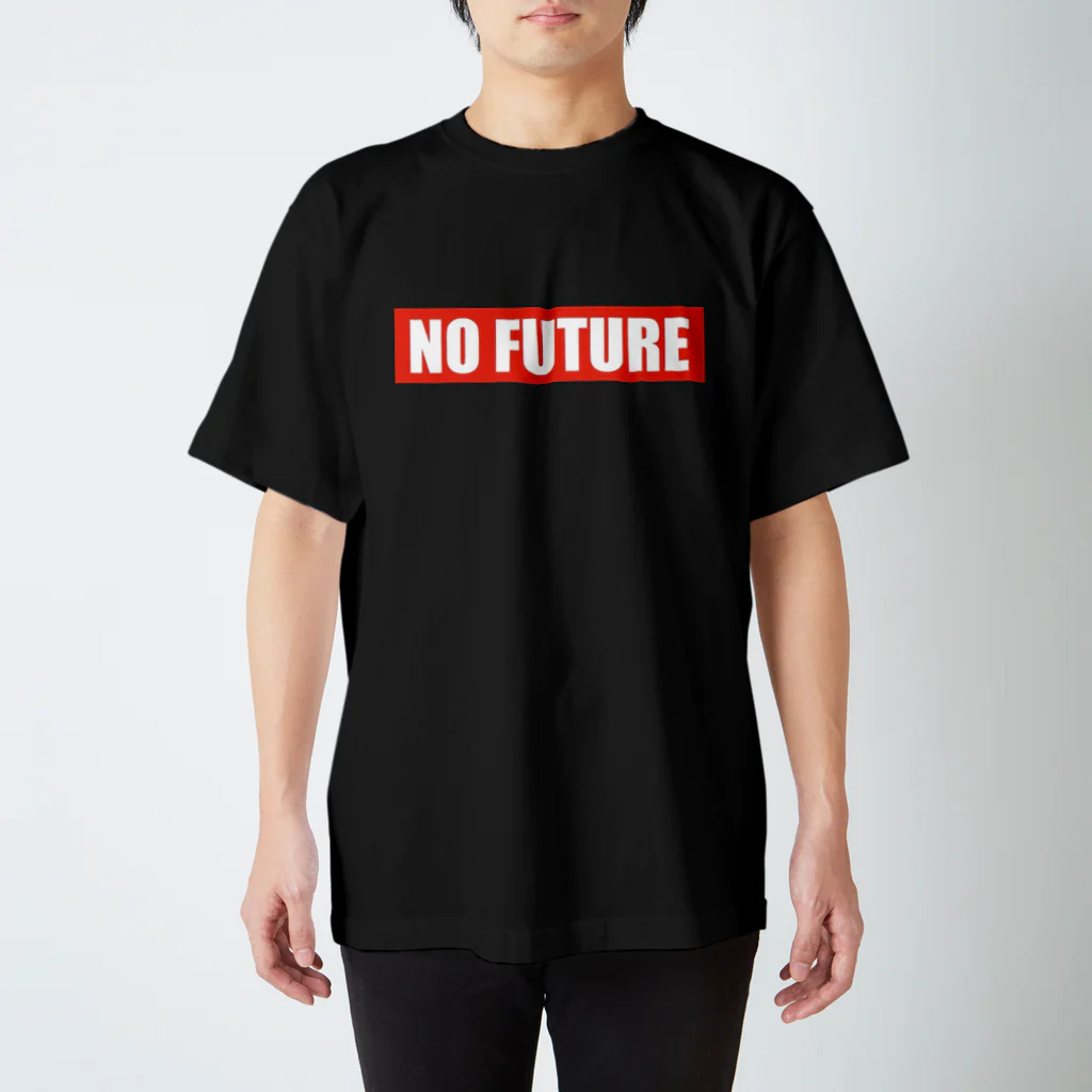 BOREDOMのNO FUTURE ボックスロゴ スタンダードTシャツ