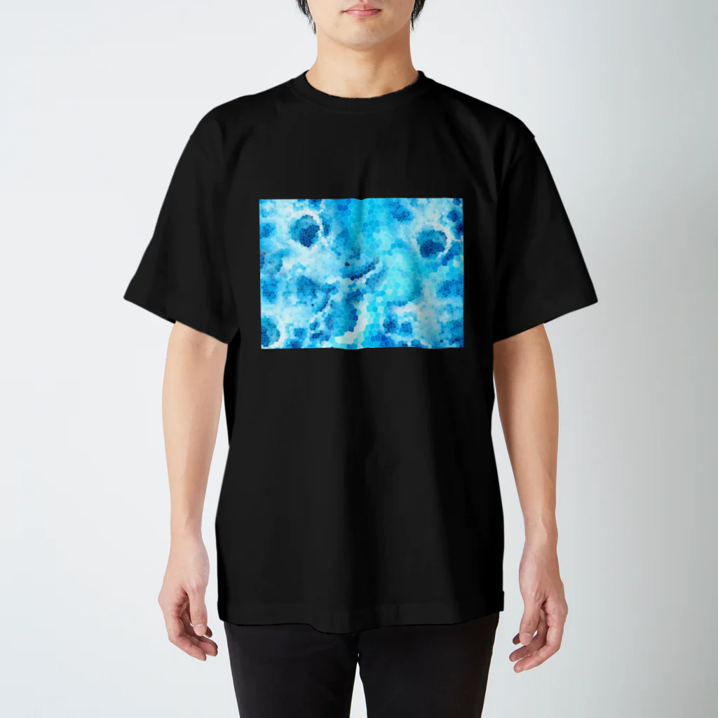 WAMI ARTのラリマーモザイク スタンダードTシャツ