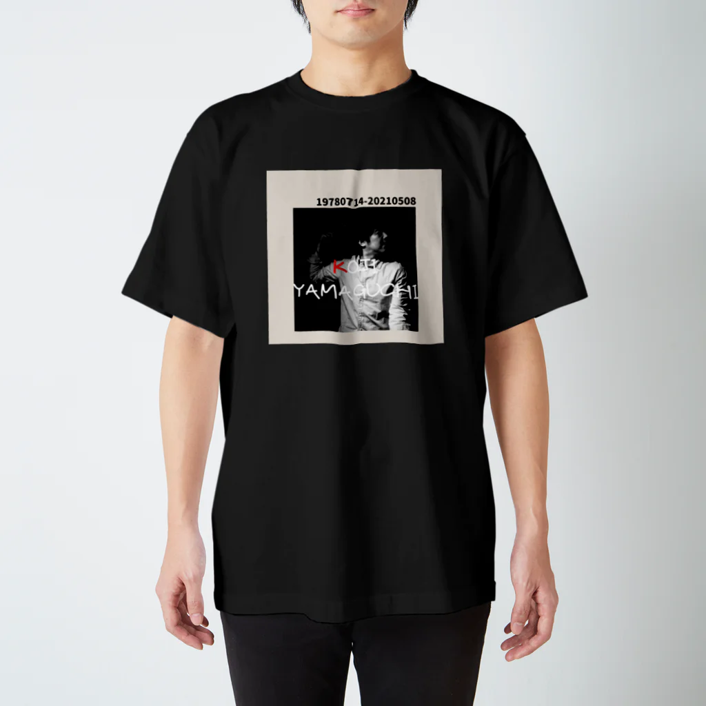 山口こうじ　オンラインショップのKOJI YAMAGUCHI ALBUMリリース記念Tシャツ スタンダードTシャツ