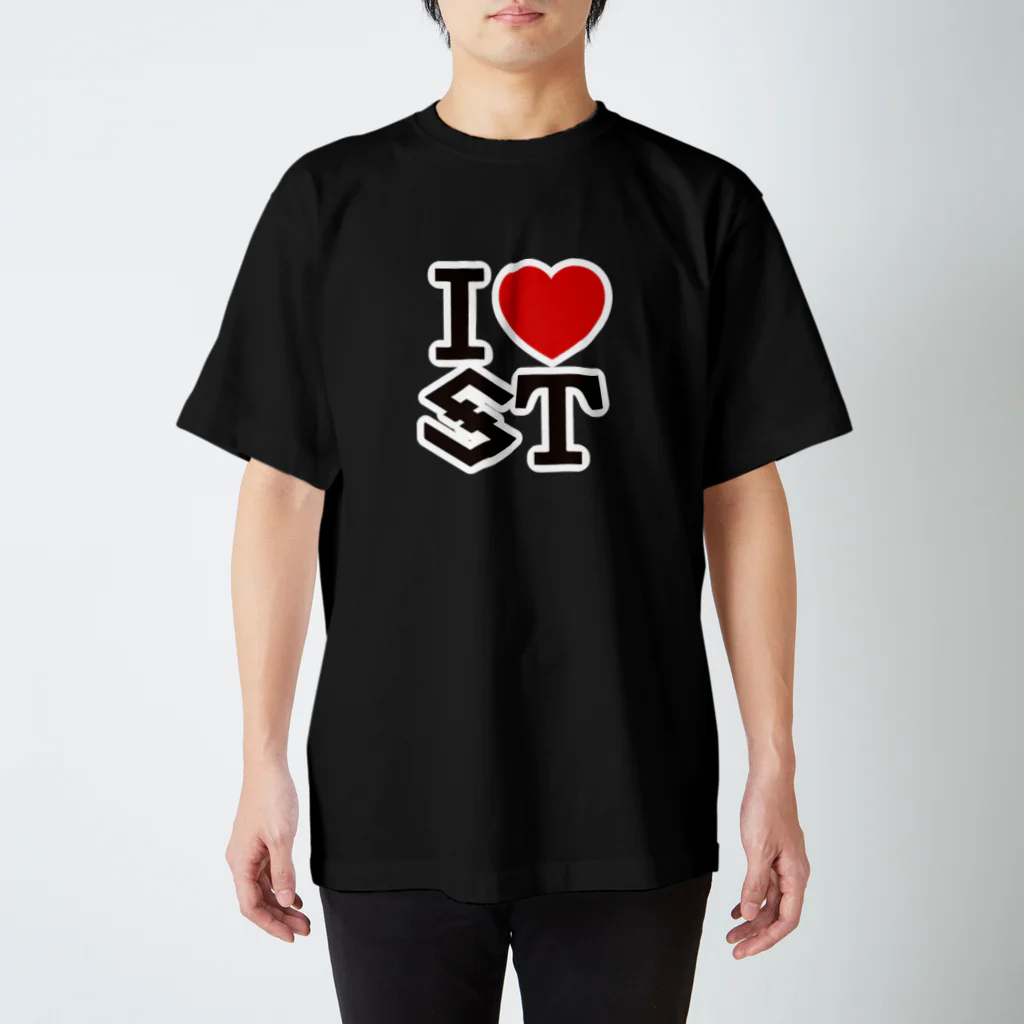 ＩＯＳＴのI love IOST（スクエア型） Regular Fit T-Shirt