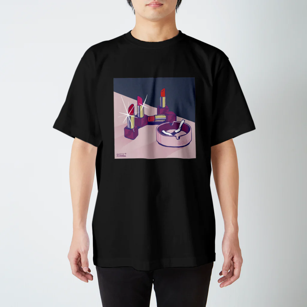 "Witches" IllustrationsのLipsticks&Cigarettes スタンダードTシャツ