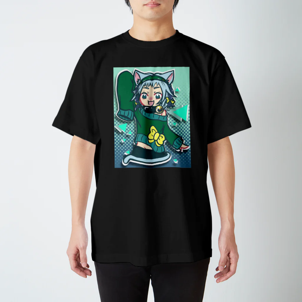 さらだの猫耳少女（カラーver.） Regular Fit T-Shirt