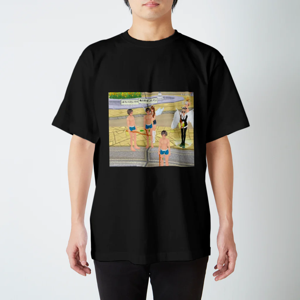 keigo175cmの俺の竿ギンギンだよ スタンダードTシャツ