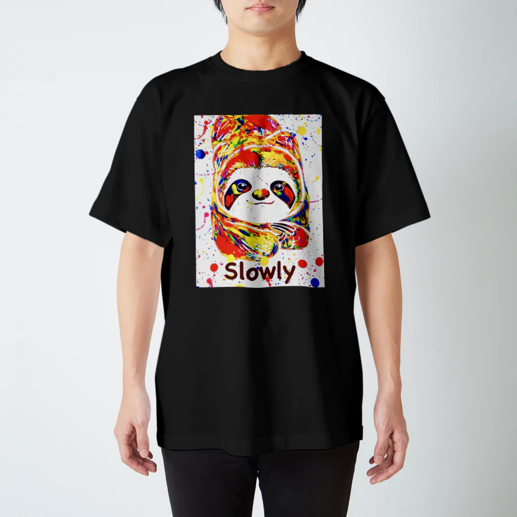 なまけもののナマケモノTシャツ Regular Fit T-Shirt