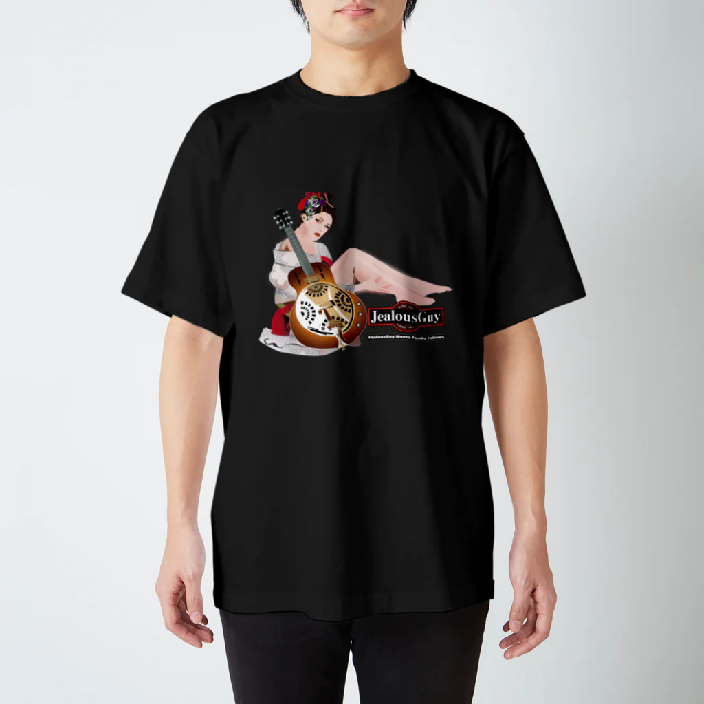 JealousGuyの美人画コラボTシャツ花魁 スタンダードTシャツ