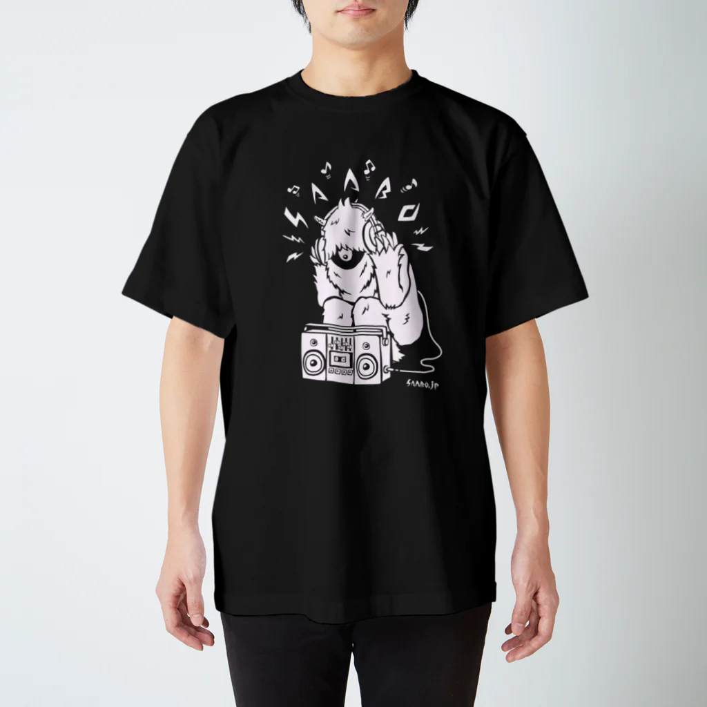 SAABOのlisten to SAABO_BE スタンダードTシャツ