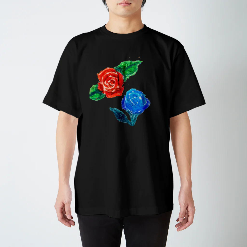 はんぶんきゃべつのRose & Rose Regular Fit T-Shirt