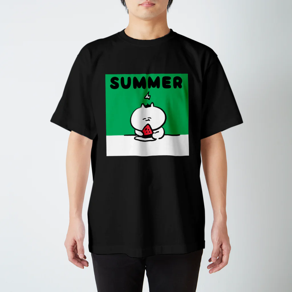 しろねんこ氏のサマーしろねんこ氏 スタンダードTシャツ