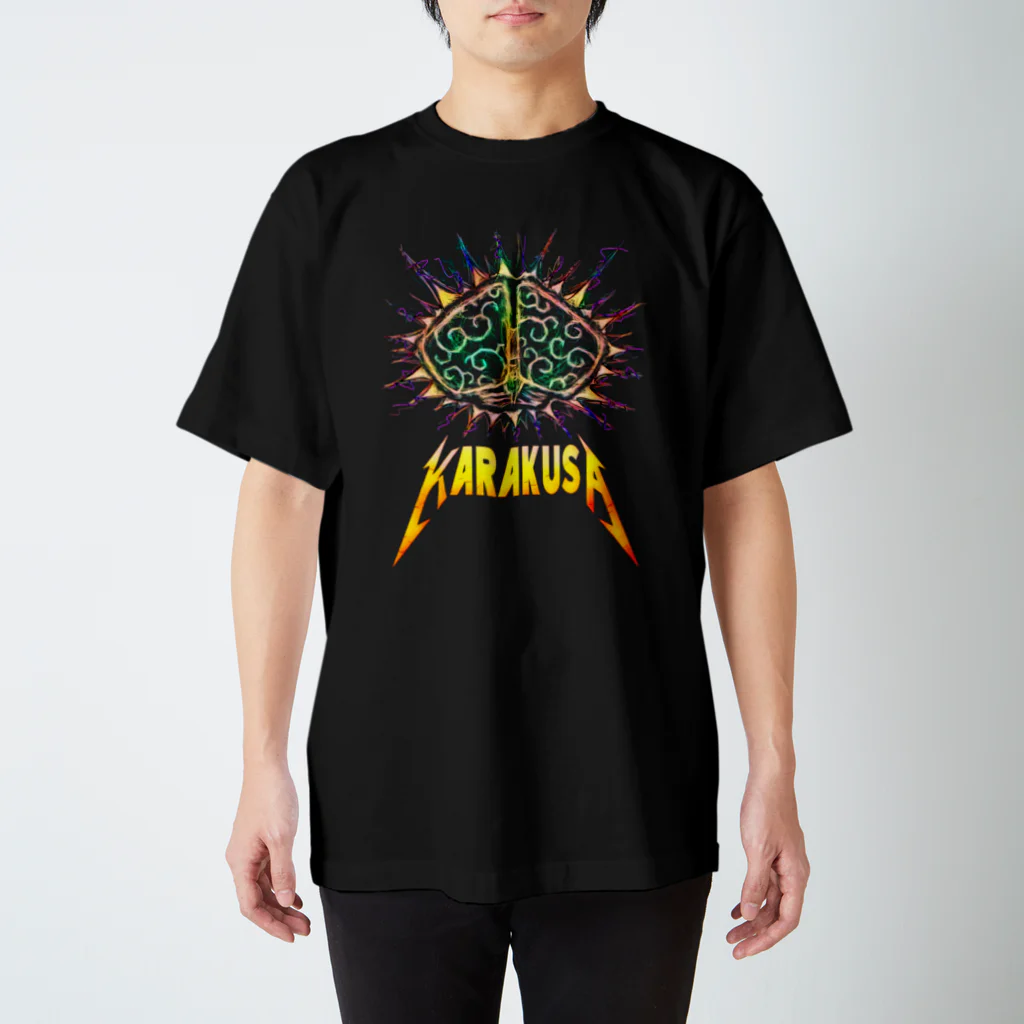 カラクサのからくさ模様(メタルバンド) スタンダードTシャツ