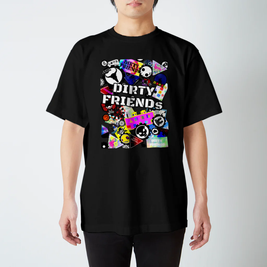 DIRTY FRIENDSのゴチャ混ぜ FRIENDs スタンダードTシャツ