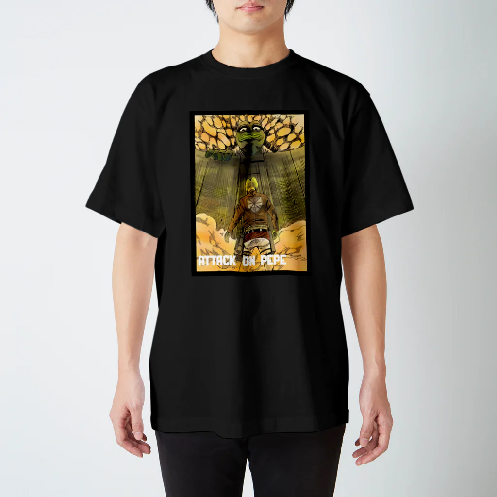 MINASEのATACK ON PEPE スタンダードTシャツ