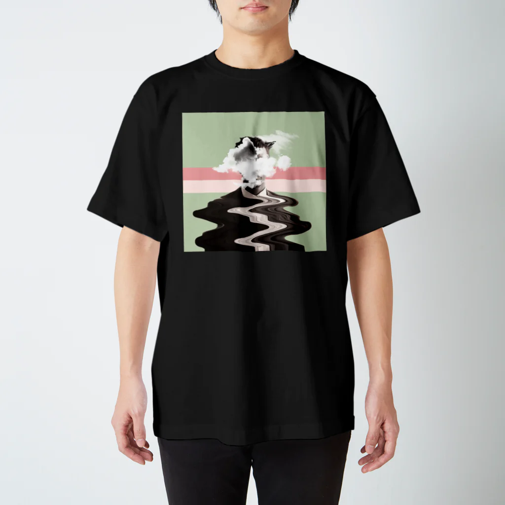 DOG WAVESの匿名おとこT 【Anonymous man】 スタンダードTシャツ