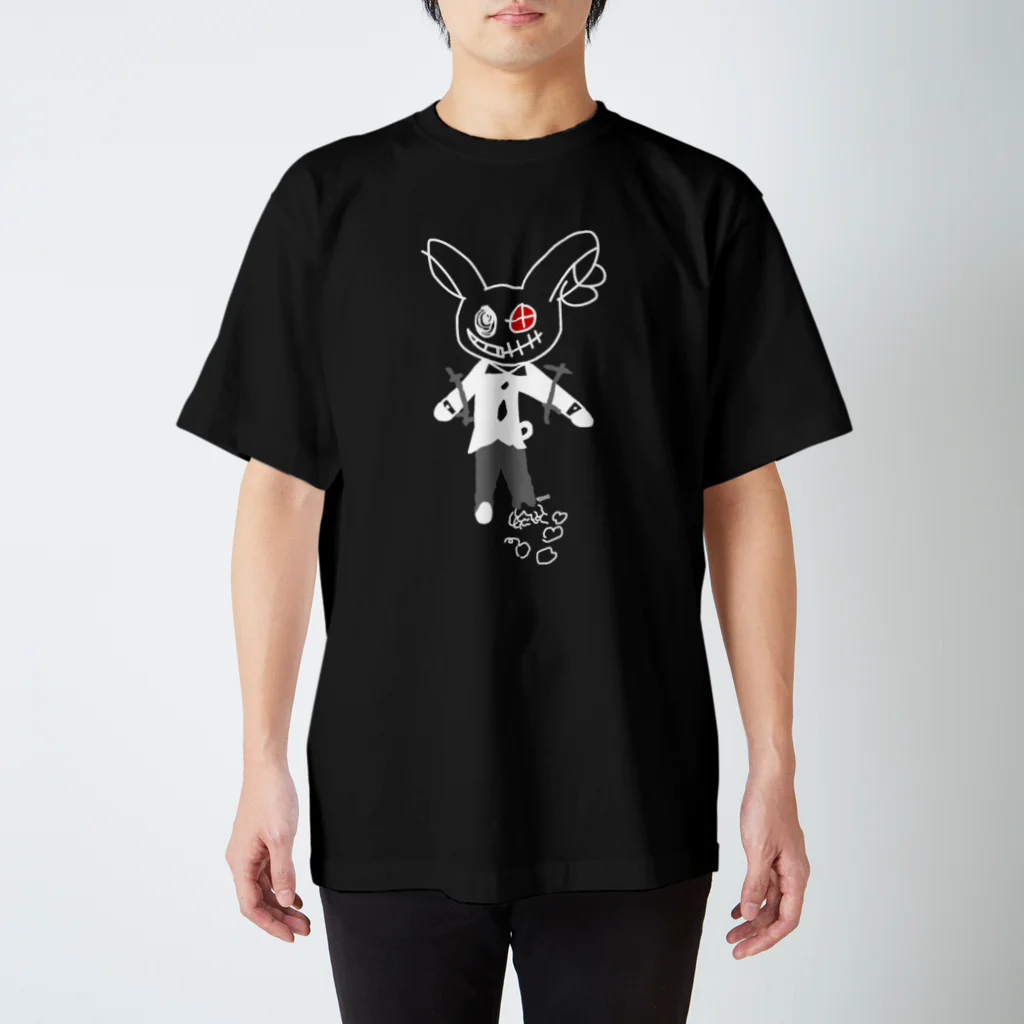 CXDXG POP SHOPのDEAD BUNNY_04WH スタンダードTシャツ