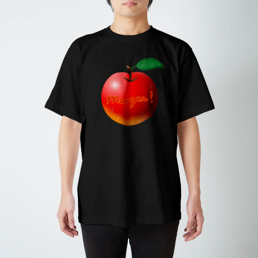 ekoeko ショップのりんご Morgen Tシャツ スタンダードTシャツ