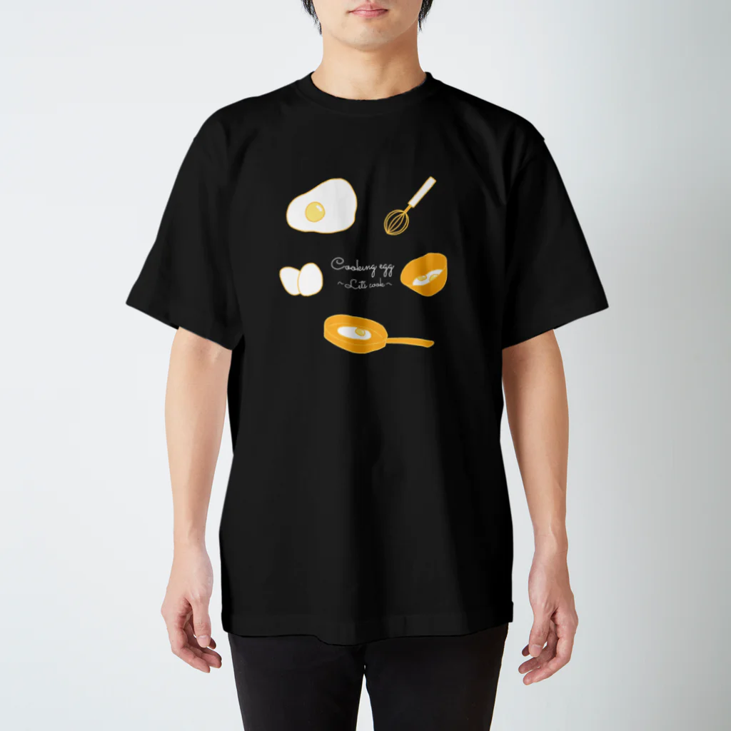 やたのいる場所のたまご調理(透過ver.) スタンダードTシャツ