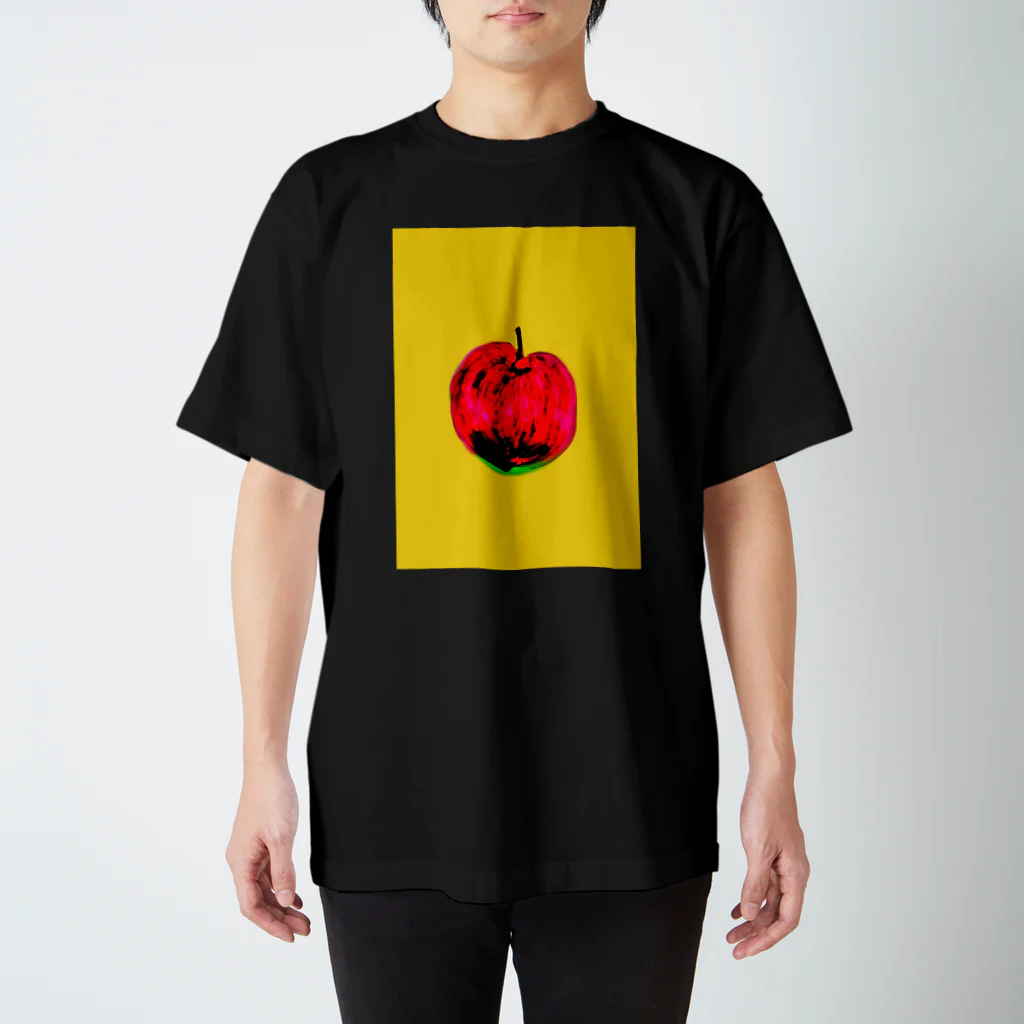 四足歩行と宙返りのAPPLEりんご スタンダードTシャツ