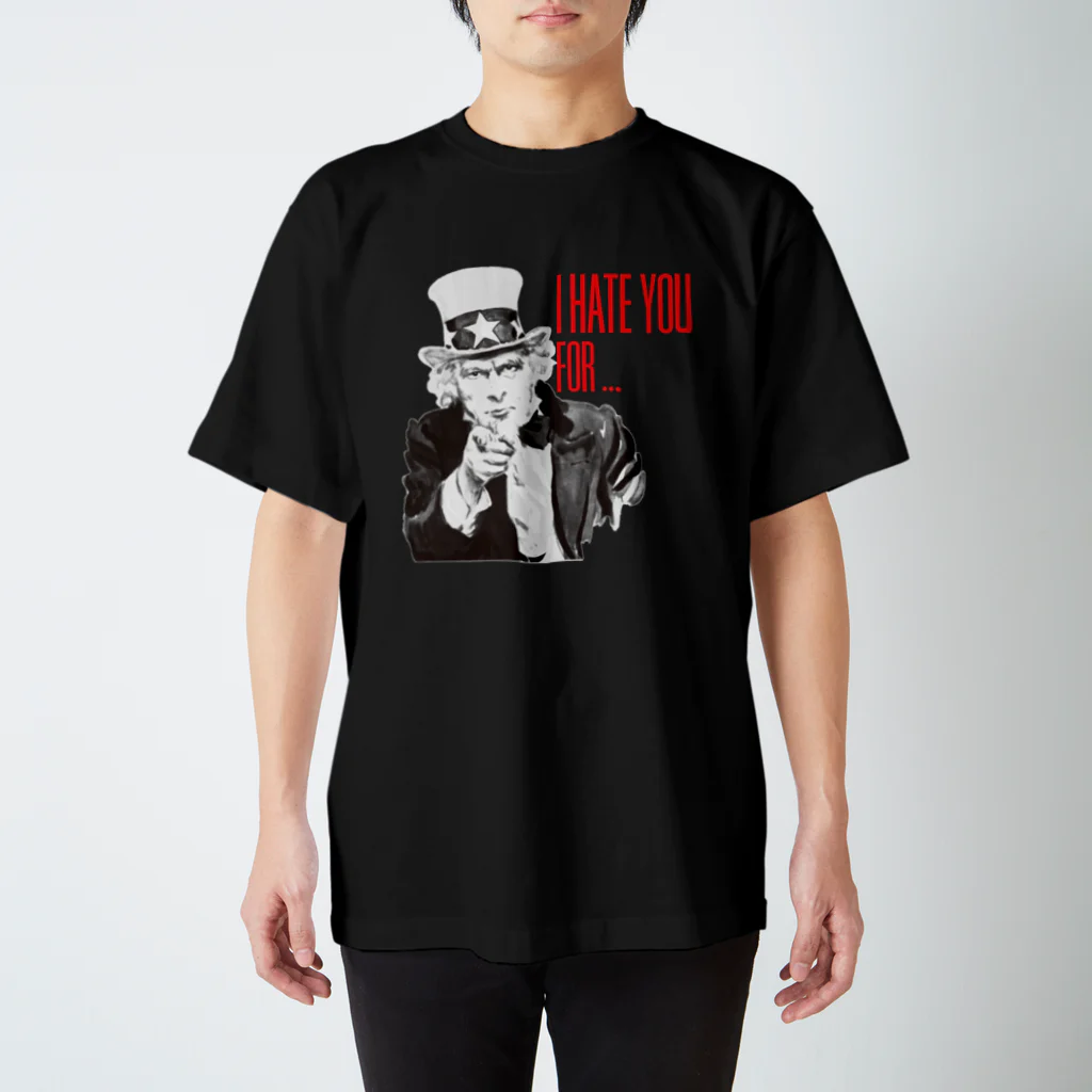 DEAD END DESIGNのI HATE YOU FOR ... Regular Fit T-Shirt