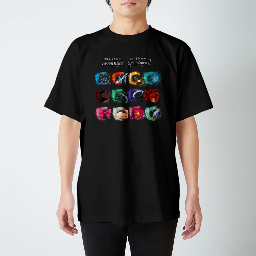 𝐕𝐢𝐫𝐭𝐮𝐚𝐥 𝐂𝐨𝐧𝐧𝐞𝐜𝐭 -ﾊﾞｰﾁｬﾙ･ｺﾈｸﾄ-公式のスプクエグッズCデザイン スタンダードTシャツ