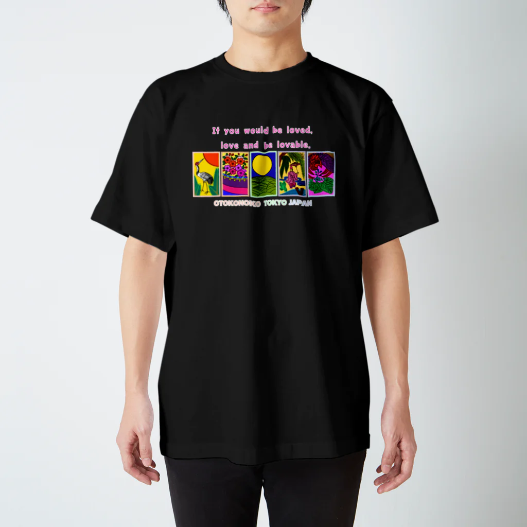 OTOKONOKOTOKYOJAPANの令和花札-GOKO- スタンダードTシャツ