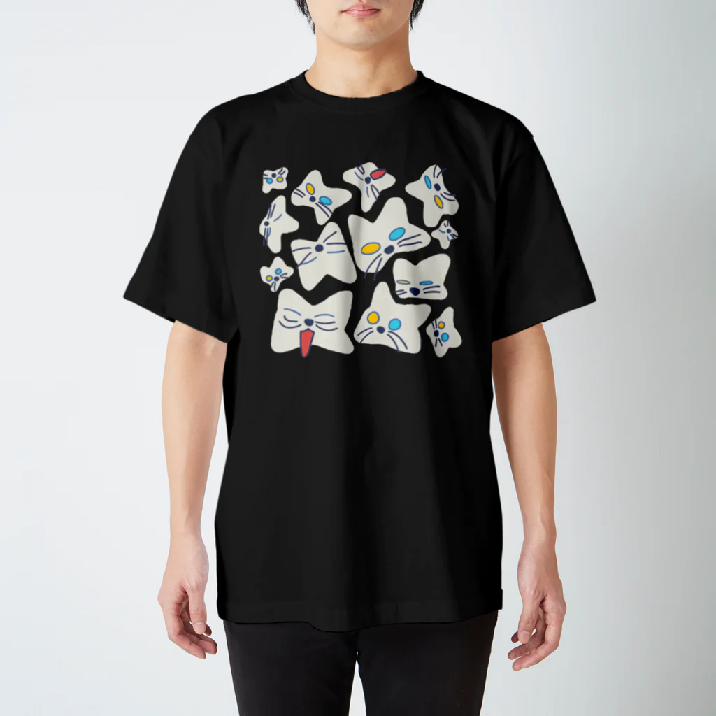 ﾄﾙｺﾞﾚのネコアメーバ　ホワイト Regular Fit T-Shirt