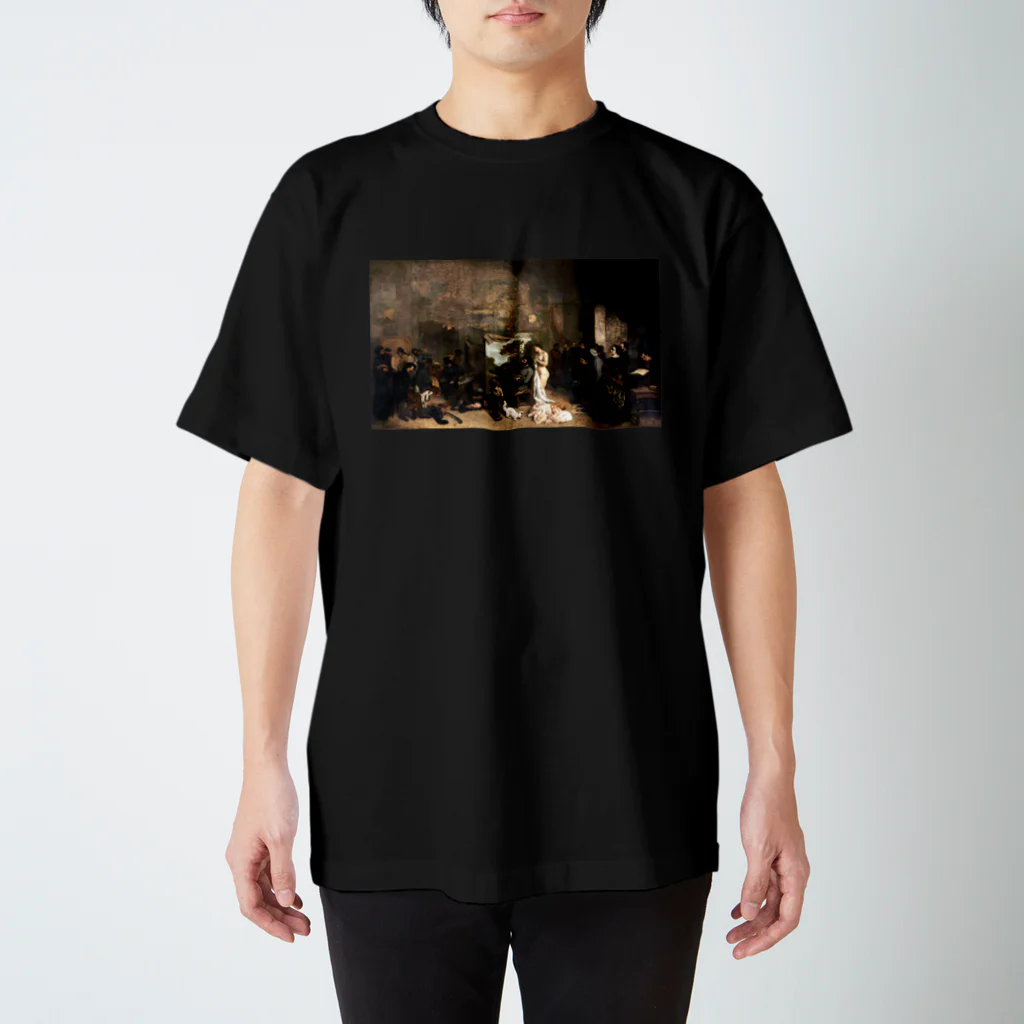 Takahashijunのギュスターヴ・クールベ(画家のアトリエ)のグッズ Regular Fit T-Shirt