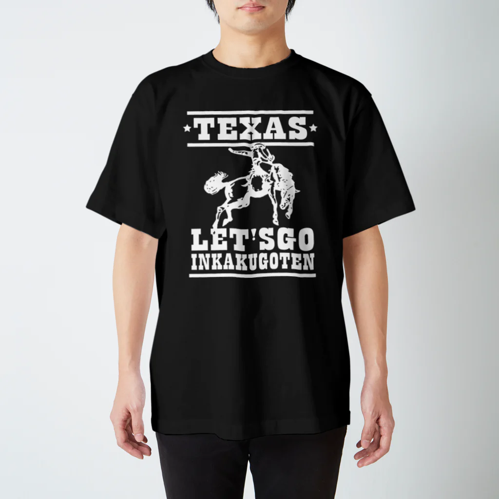 LET'S GO IKG!の陰核御殿バンドT / フロントプリントのみ / Let's Go IKG! / 白ロゴ スタンダードTシャツ