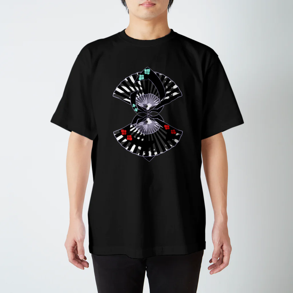 RMk→D (アールエムケード)の扇扇桔梗 艶 Regular Fit T-Shirt